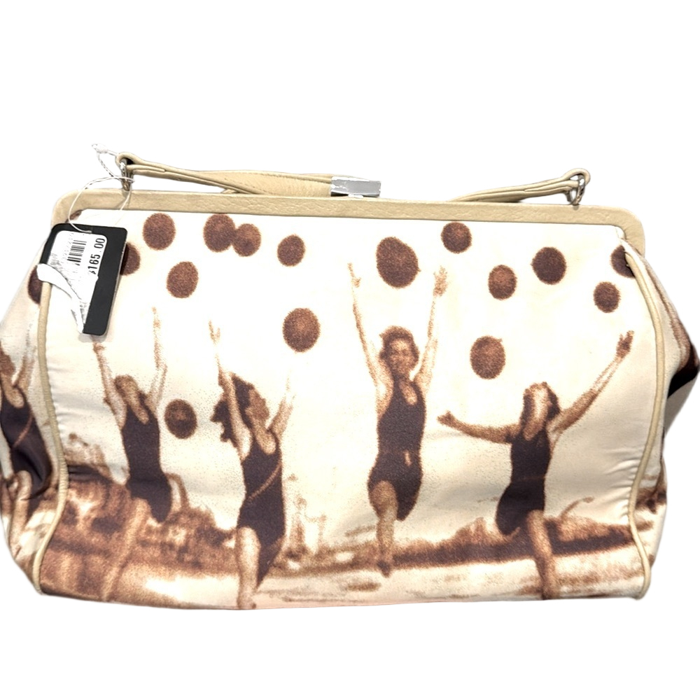 Cynthia Hart Satin Handbag Large Beach Summer Purse